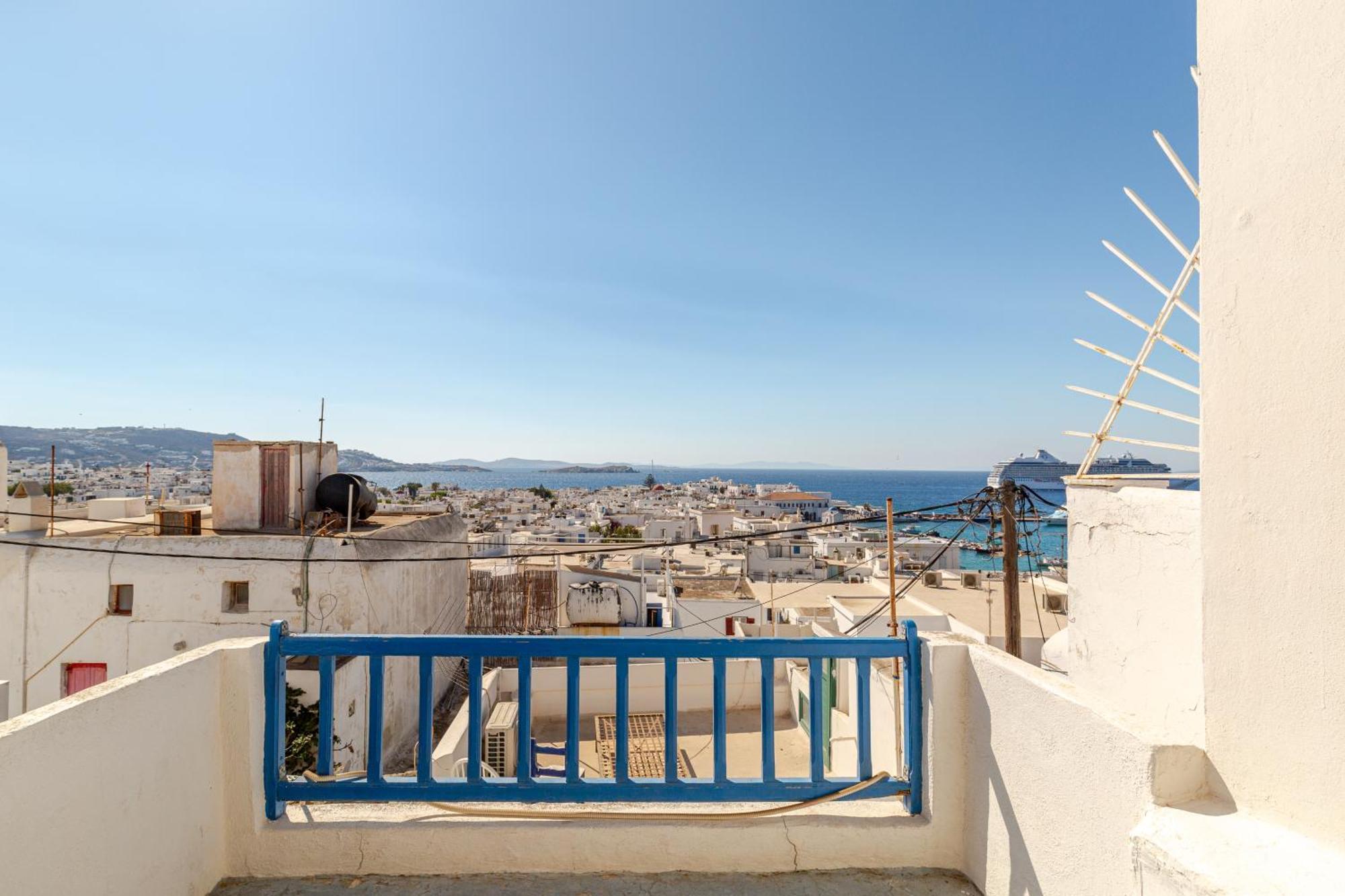 Elenitas Town House With Veranda And Sea View Mykonos Town Exterior foto