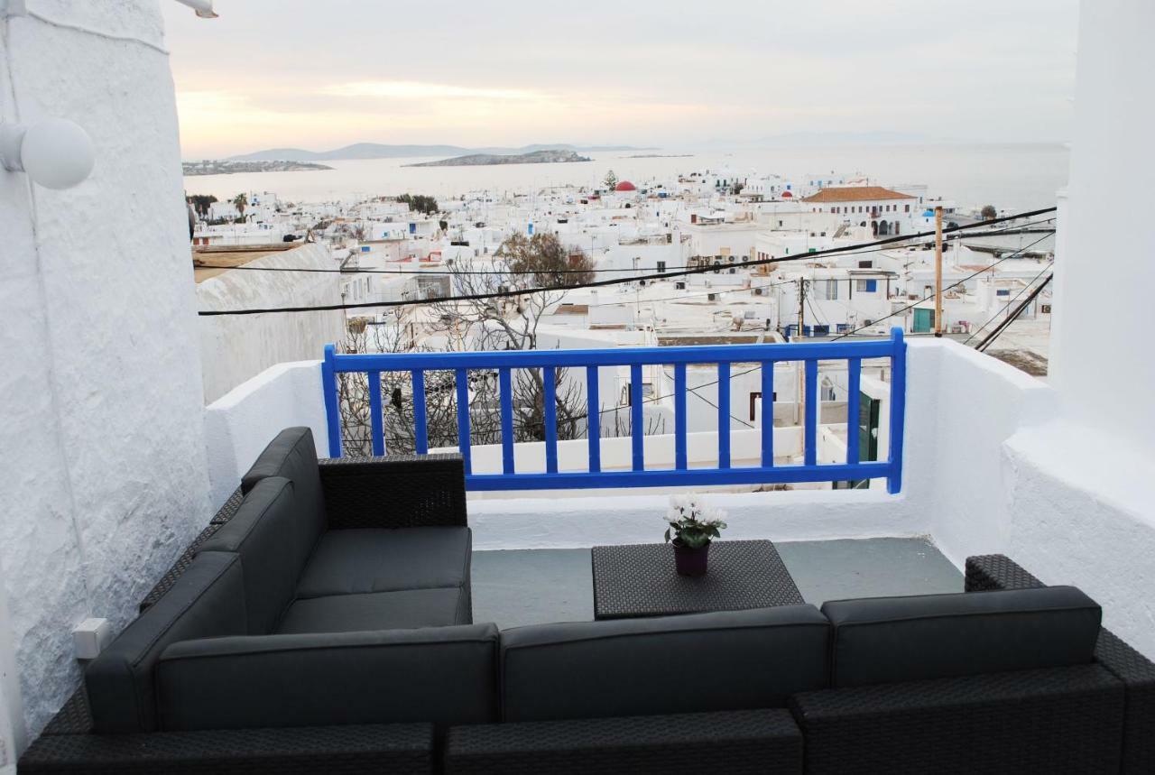 Elenitas Town House With Veranda And Sea View Mykonos Town Exterior foto